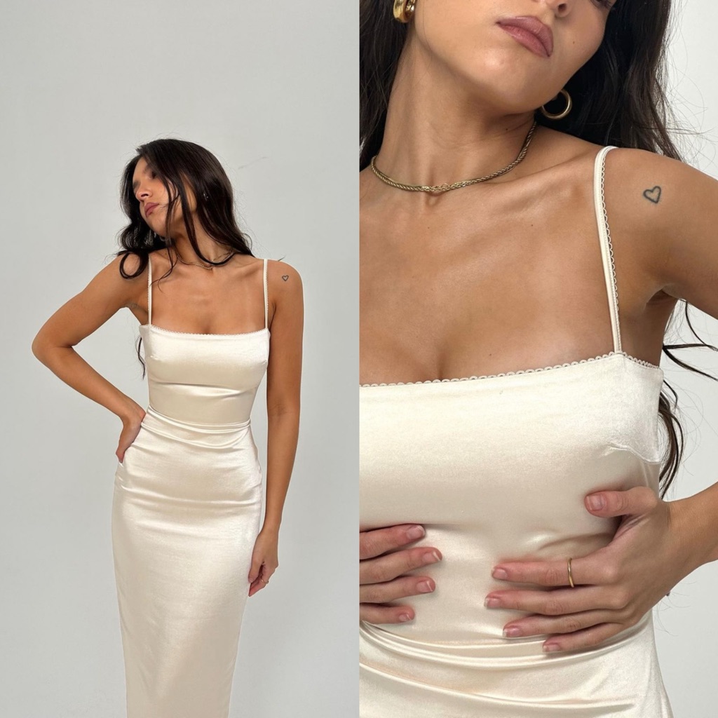 House Of Cb 'Costanza' Vintage Cream Maxi Dress